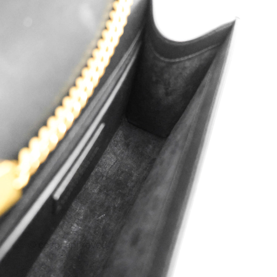 Saint Laurent Medium Kate Tassel Chain Bag Black Smooth Calfskin Gold Hardware
