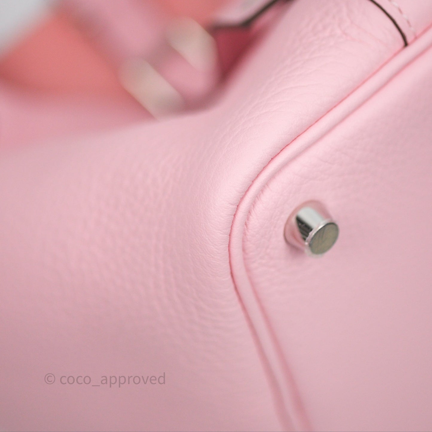 Hermès Picotin 18 Rose Sakura 3Q Clemence Palladium Hardware