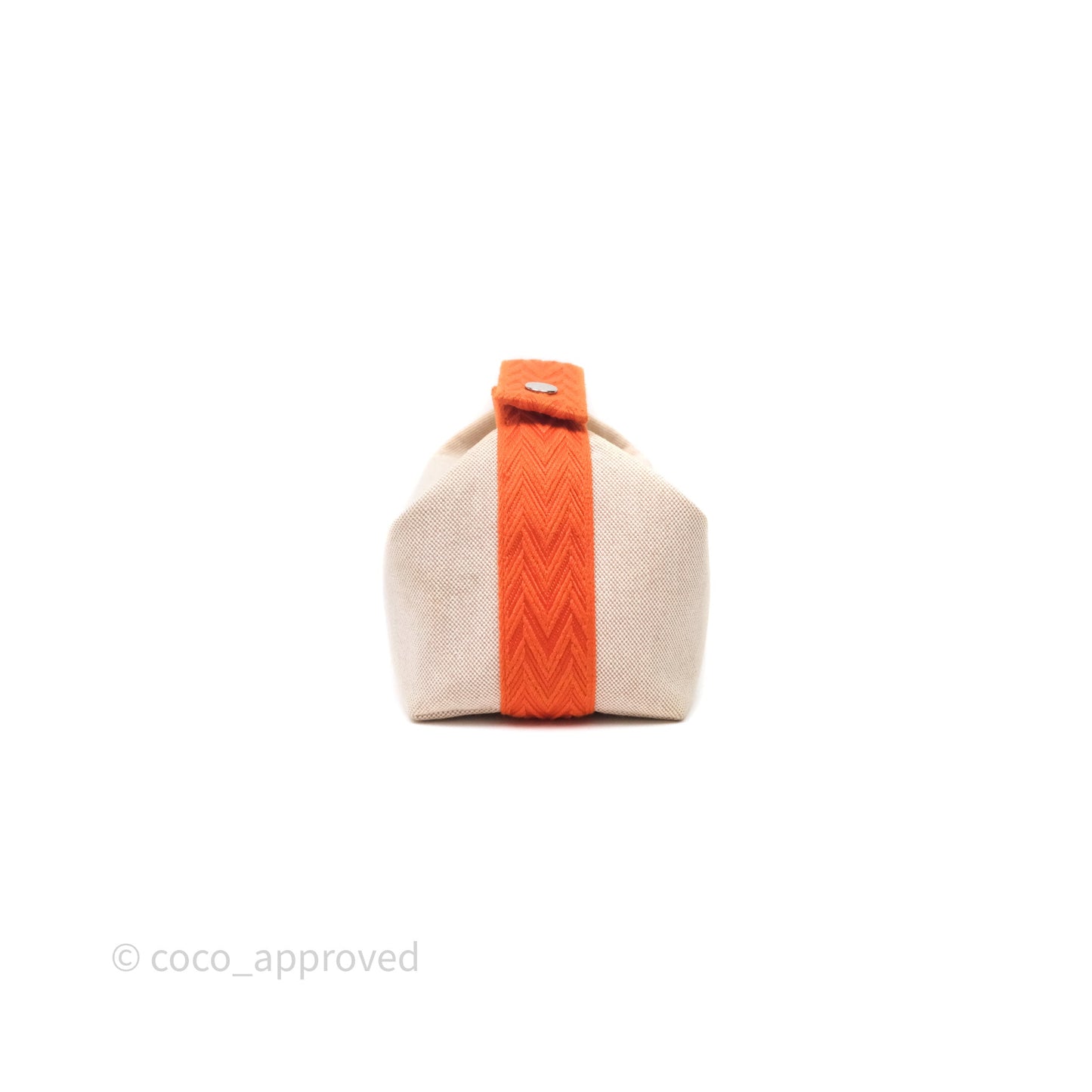 Hermès Small Bride-A-Brac Natural Orange Canvas