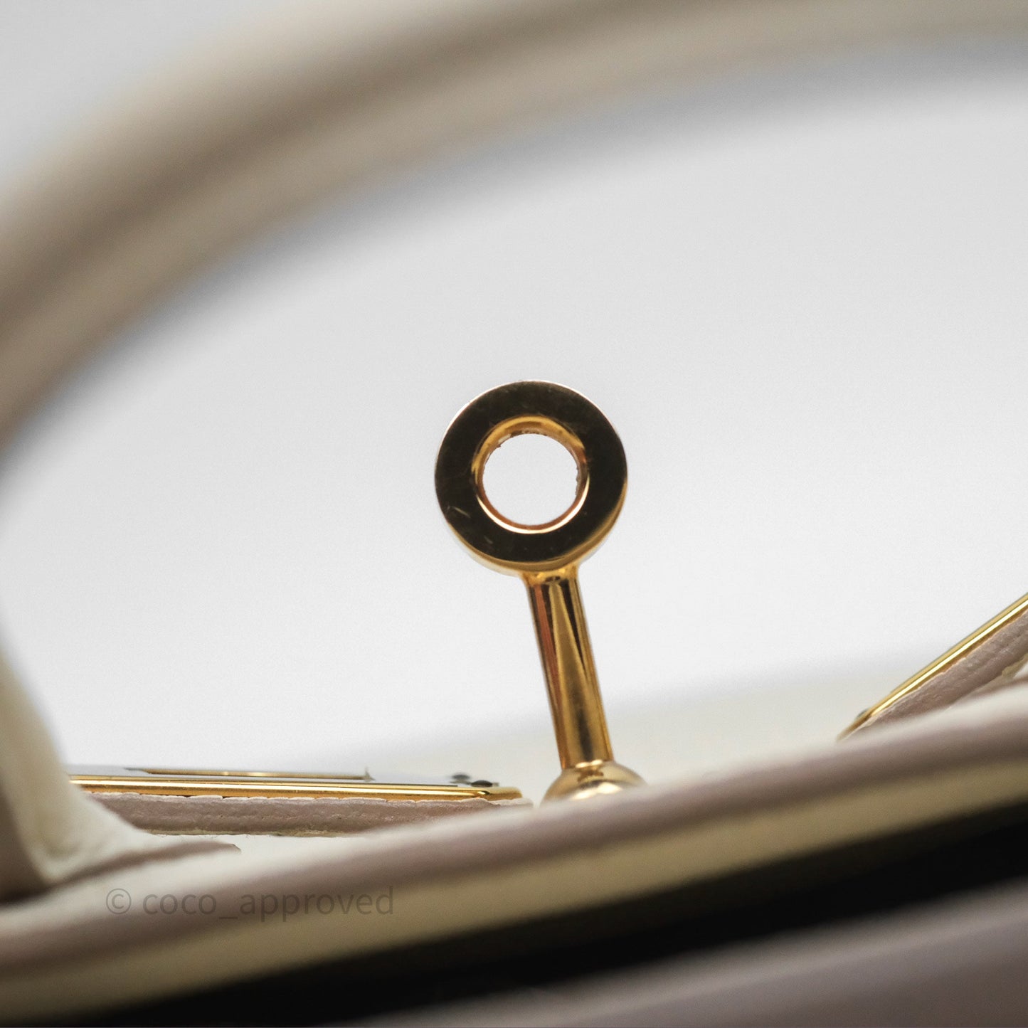 Hermès Birkin 25 Retourne Craie 10 Togo Gold Hardware