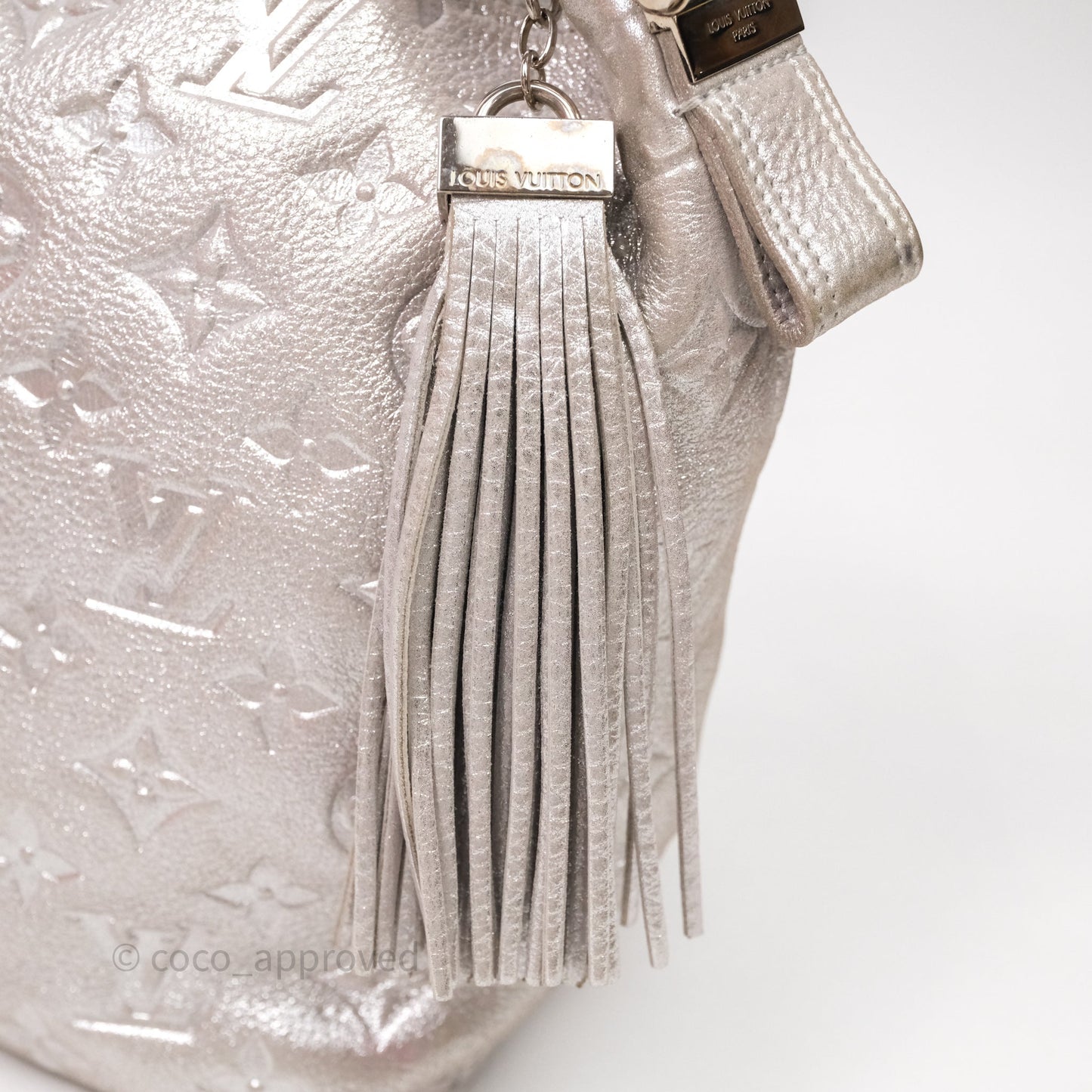 Louis Vuitton Monogram Shimmer Halo Bag Silver
