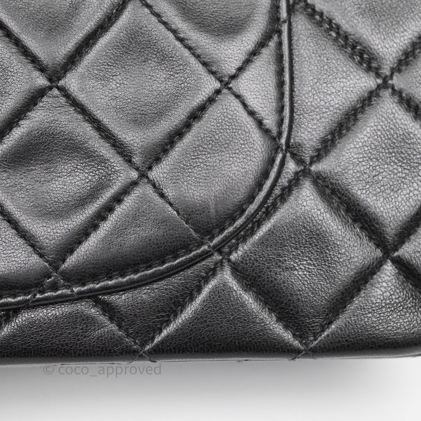 Chanel Vintage Small Classic Flap Black Lambskin 24K Gold Hardware