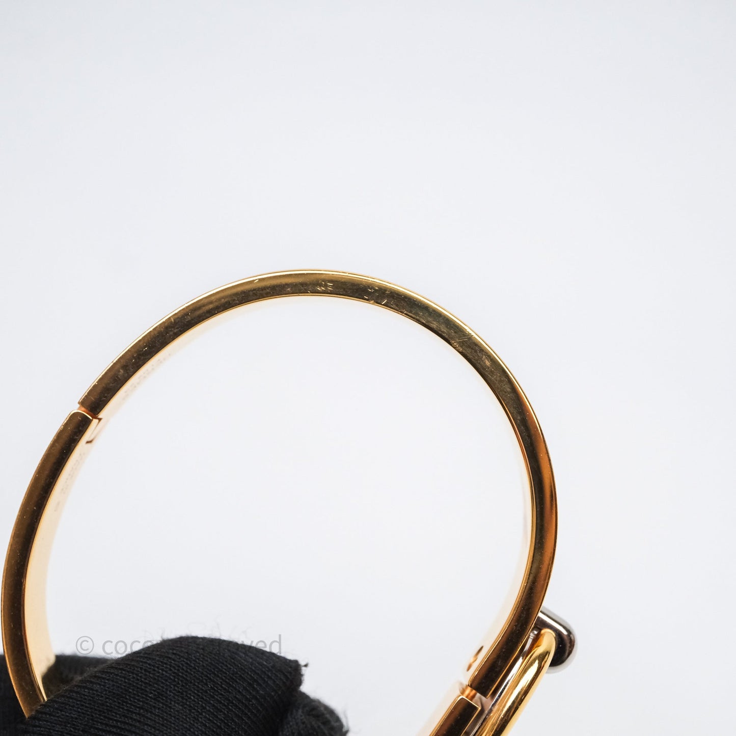 Hermes Mini Clic Chaine d'Ancre Bracelet Hypno Rose Gold