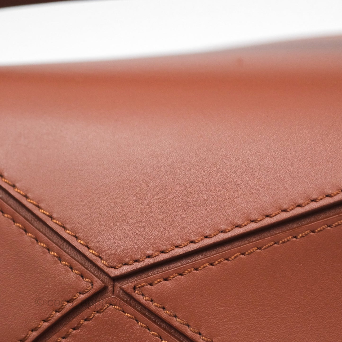 Loewe x Howls Moving Mini Puzzle Bag Tan Calfskin Gold Hardware