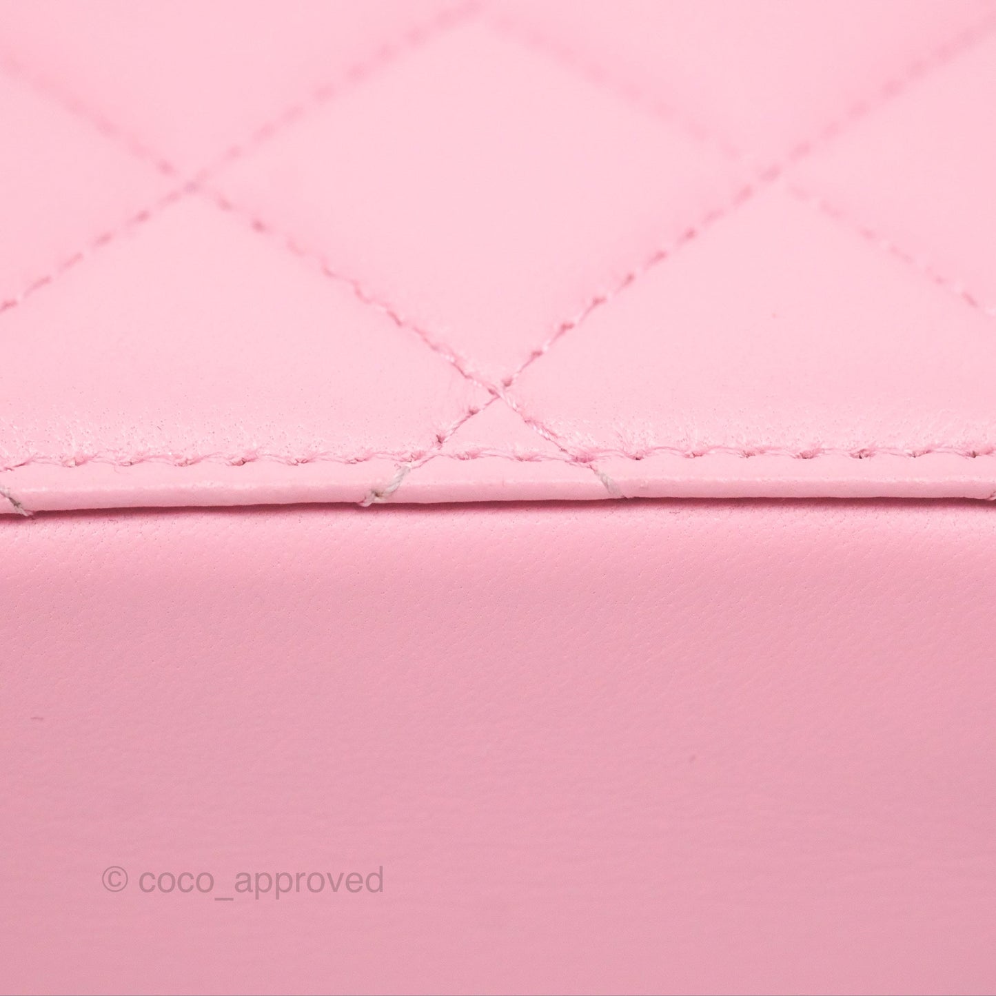 Chanel Camera Case Quilted Pink Lambskin Gold Hardware