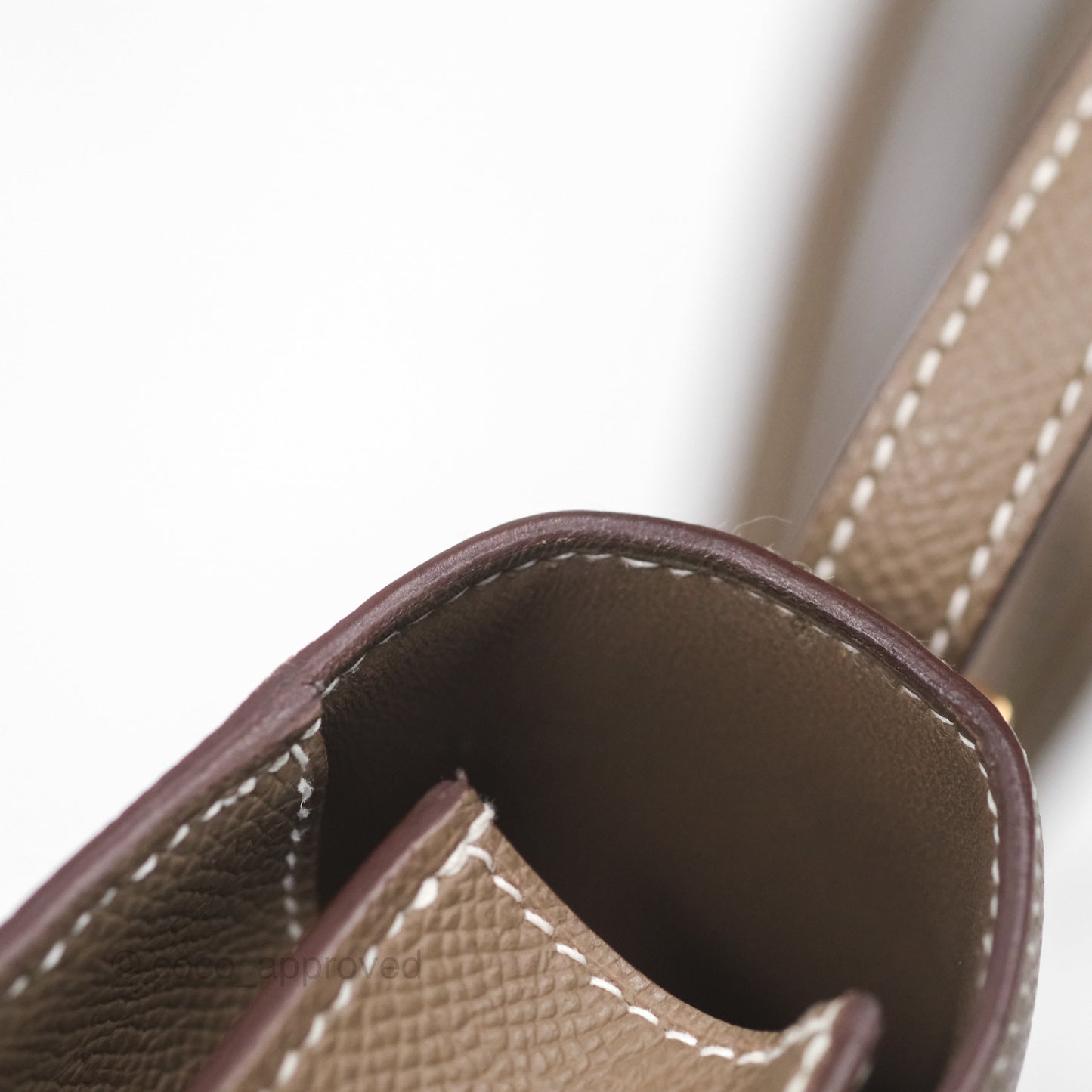 Hermès Constance Mini 18cm Mirror Etoupe 18 Epsom Rose Gold Hardware