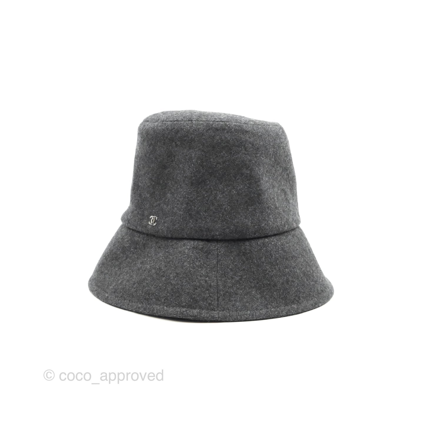 Chanel Grey Bucket Hat