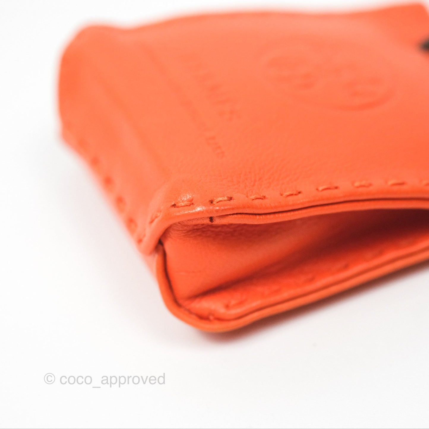 Hermès Orange Shopping Bag Charm
