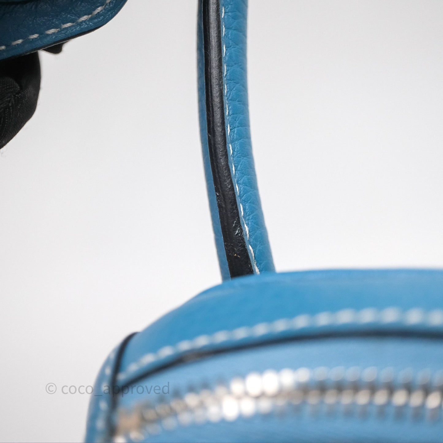 Hermès Lindy 30 Bleu Jean 75 Clemence Palladium Hardware