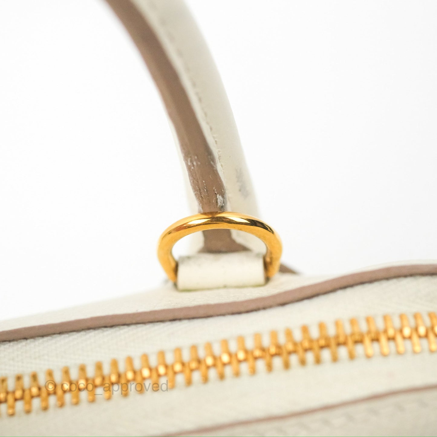 Hermès Bolide 1923 25 Mushroom 0T/Biscuit 48 Evercolor Gold Hardware