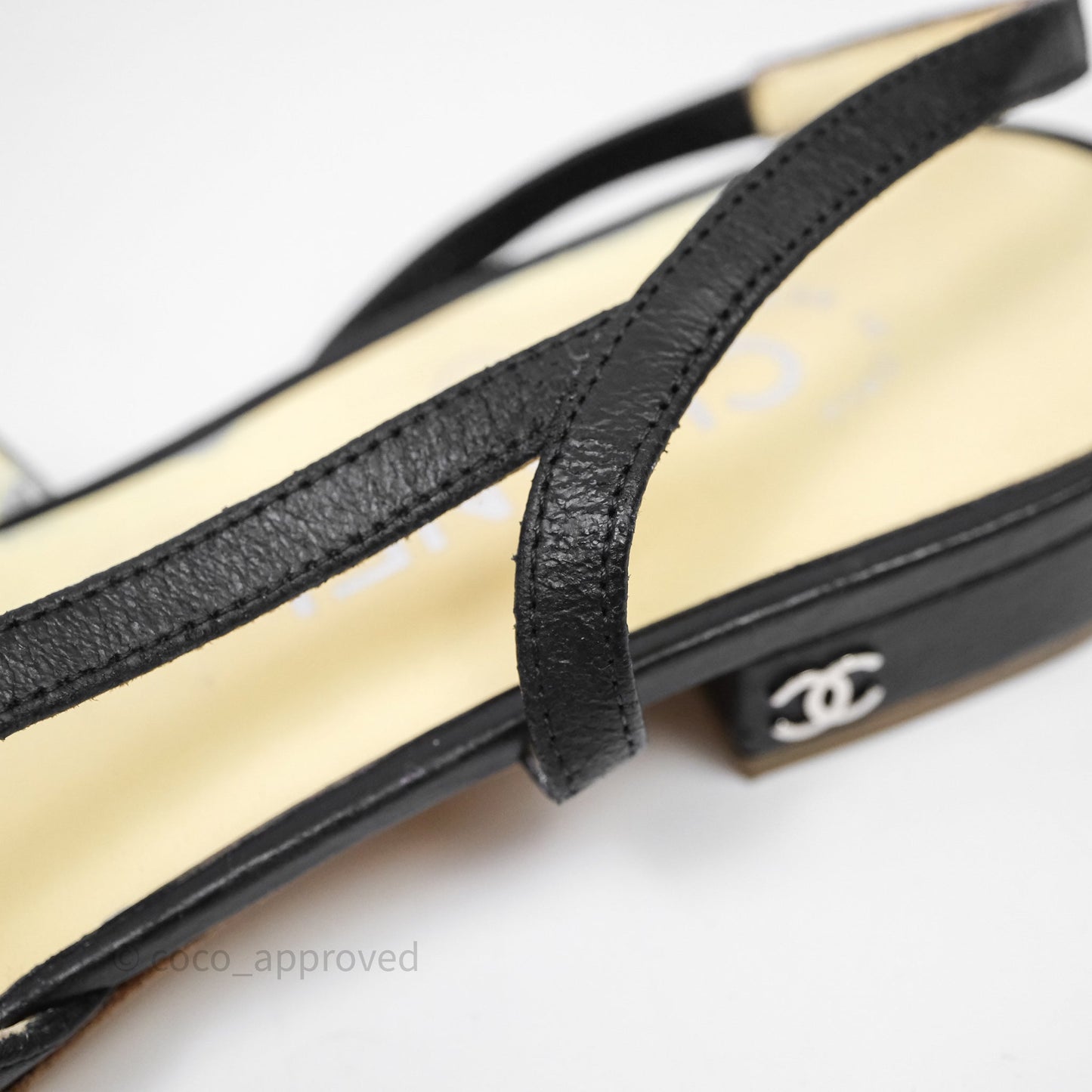 Chanel Classic Slingback Black Size 38