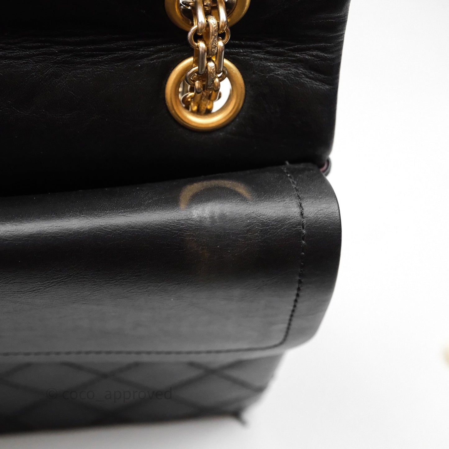 Chanel Reissue Quilted Aged Calfskin Black Gold Hardware 226