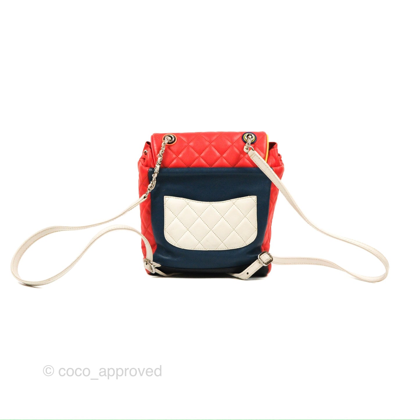 Chanel Quilted Small Cuba Urban Spirit Backpack Orange Lambskin