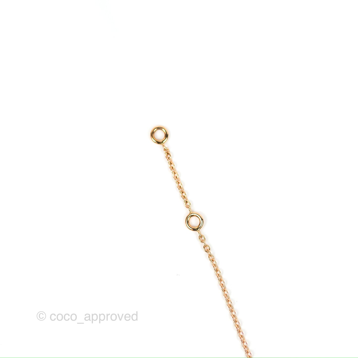 Hermès Farandole Pendant Necklace Small Model Rose Gold