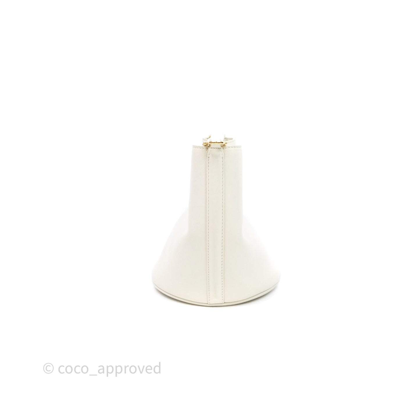 Celine Teen Bucket 16 Bag Ivory White Calfskin