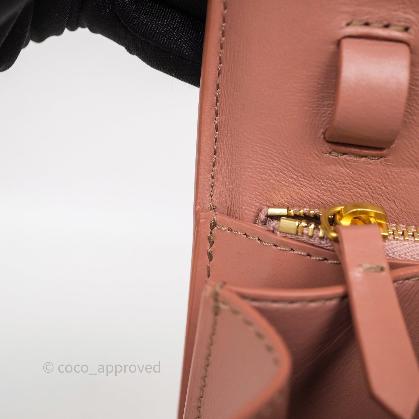 Celine Rose Box Medium Calfskin Bag Gold Hardware