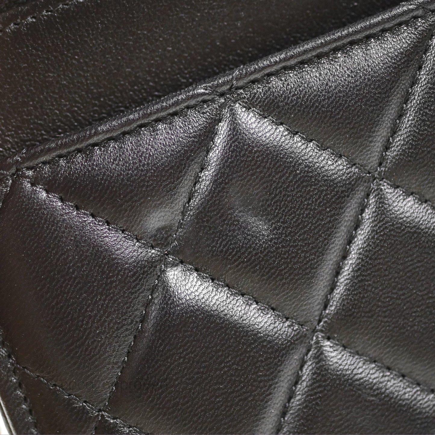 Chanel Classic Quilted Wallet on Chain WOC Black Lambskin Gold Hardware