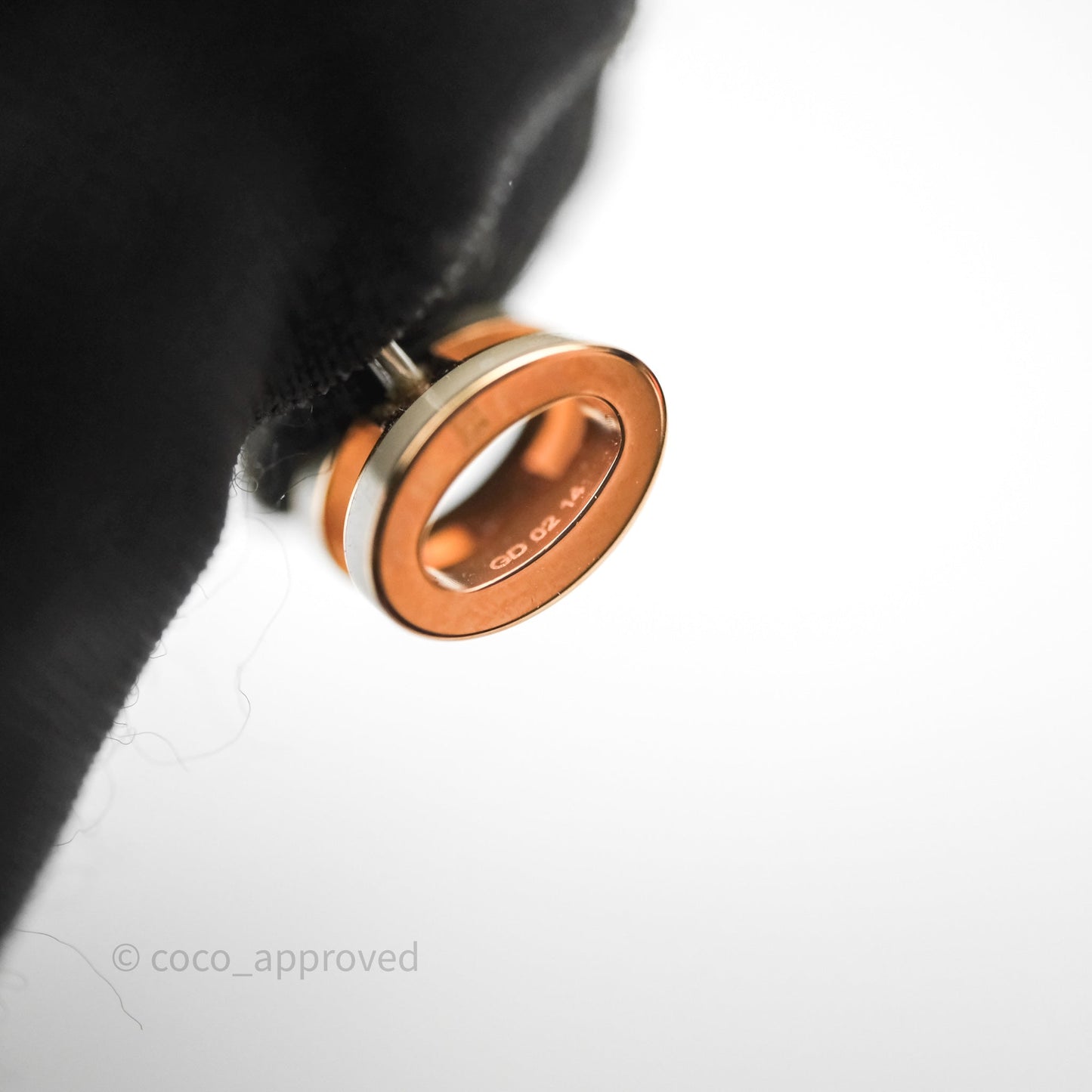 Hermès Mini Pop H Earrings Marron Glace Rose Gold