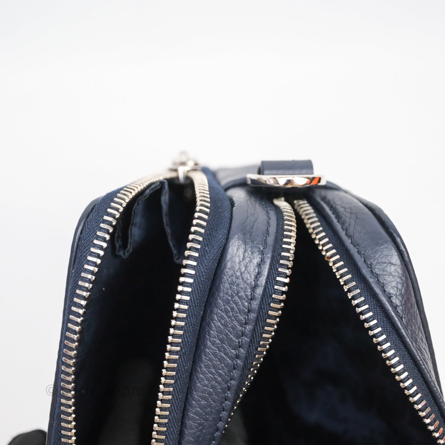Christian Dior x Air Jordan Messenger Bag Navy Silver Hardware