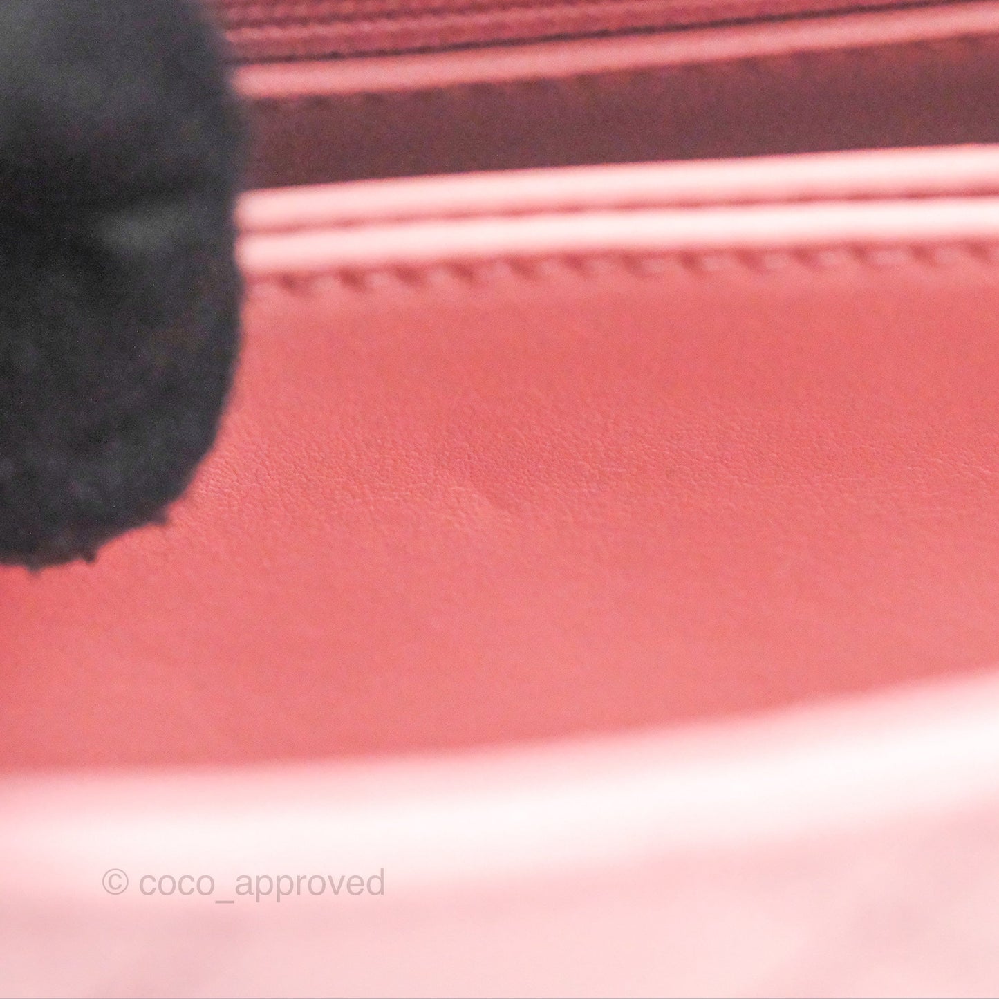 Chanel Mini Coco Handle Quilted Pink Caviar Gold Hardware