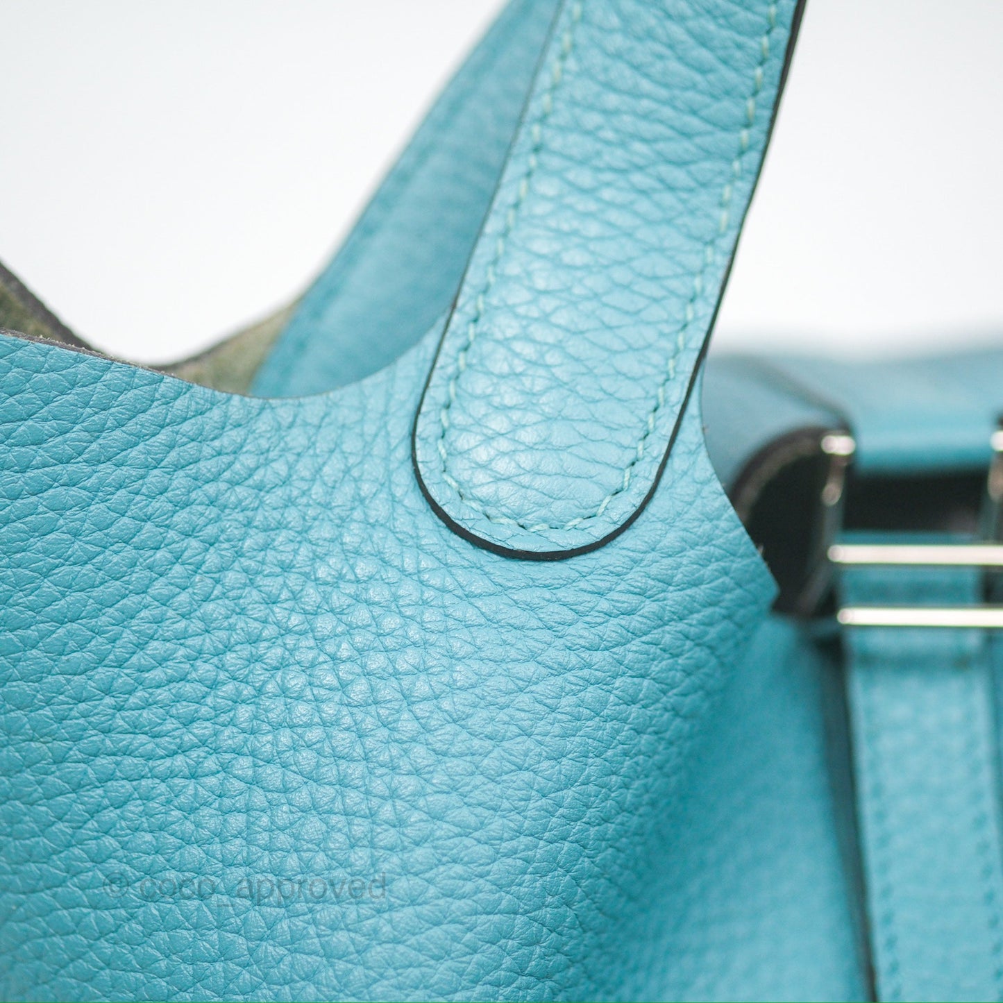 Hermès Picotin Lock 18 Bleu Saint Cyr 3Z Clemence Palladium Hardware