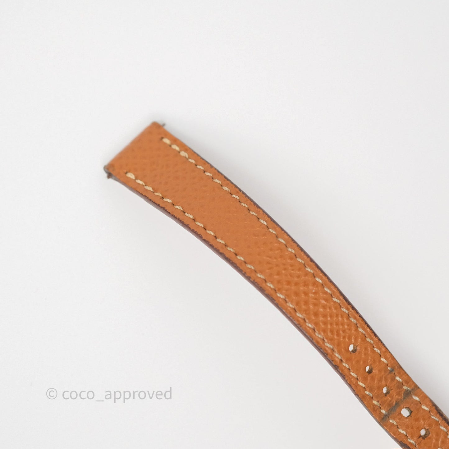 Hermès Heure H TPM Watch Black & Gold Epsom Gold Hardware