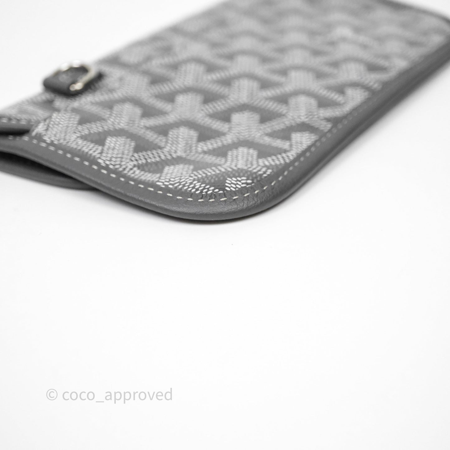 Goyard Bohème Hobo Bag Grey Goyardine Canvas Pink Heart