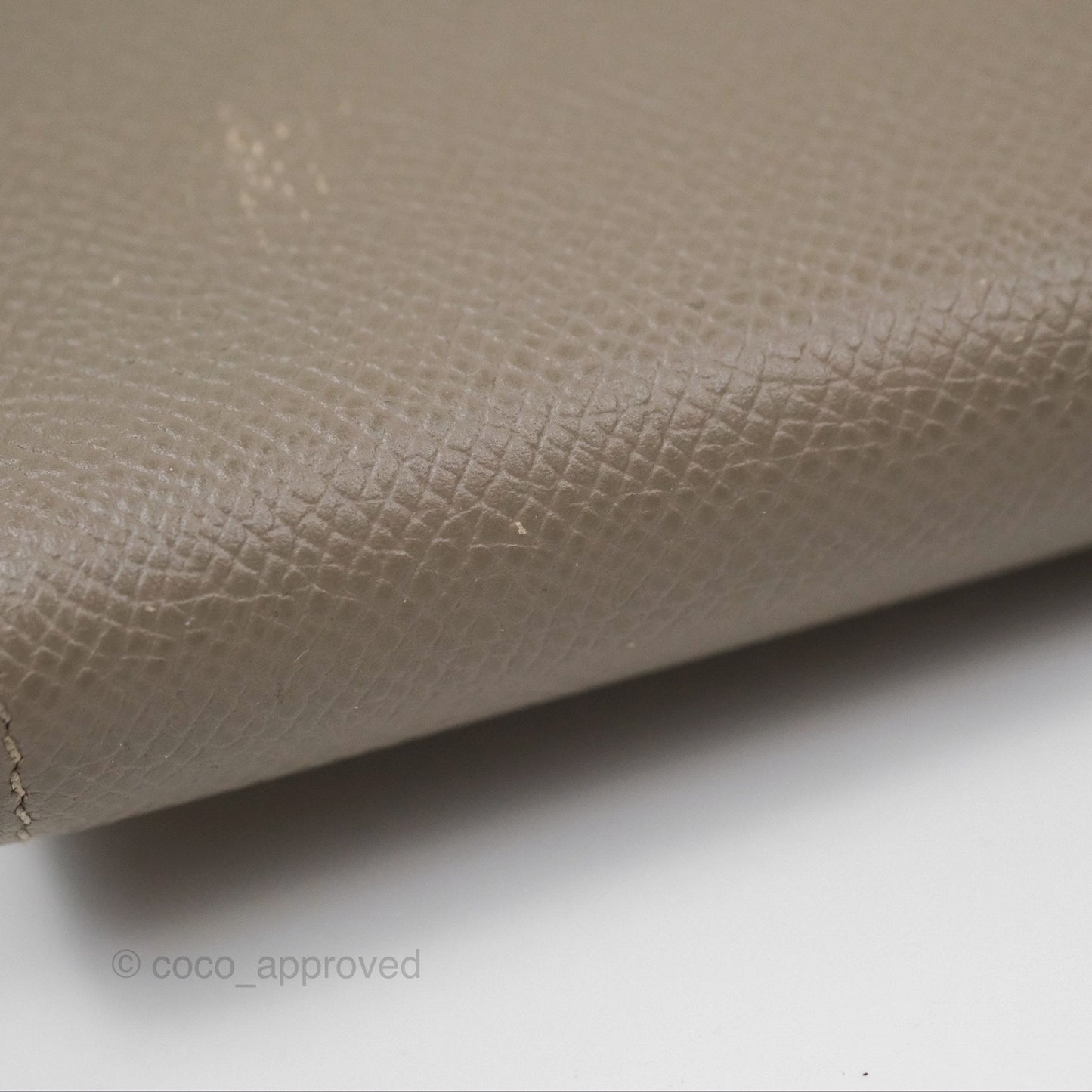 Hermès Kelly Wallet Gris Asphalte M8 Epsom Gold Hardware