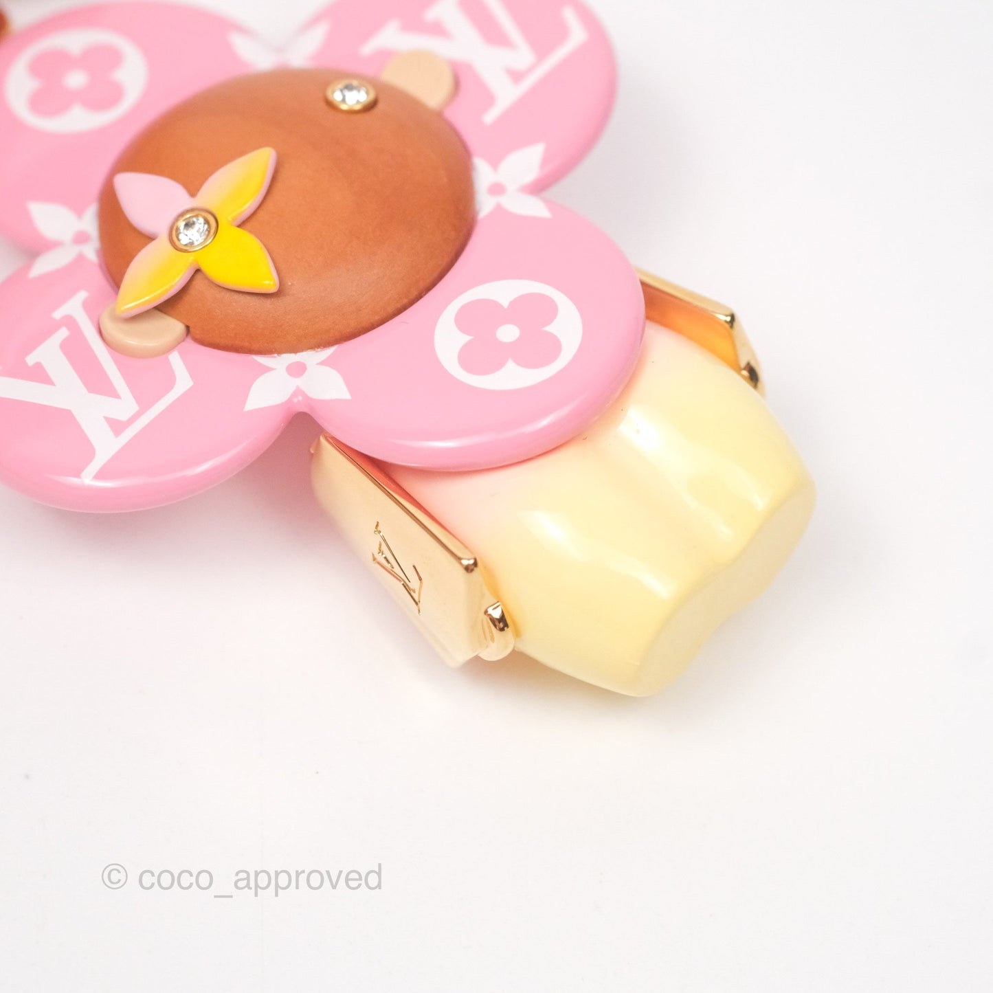 Louis Vuitton Vivienne Bag Charm Pink Monogram
