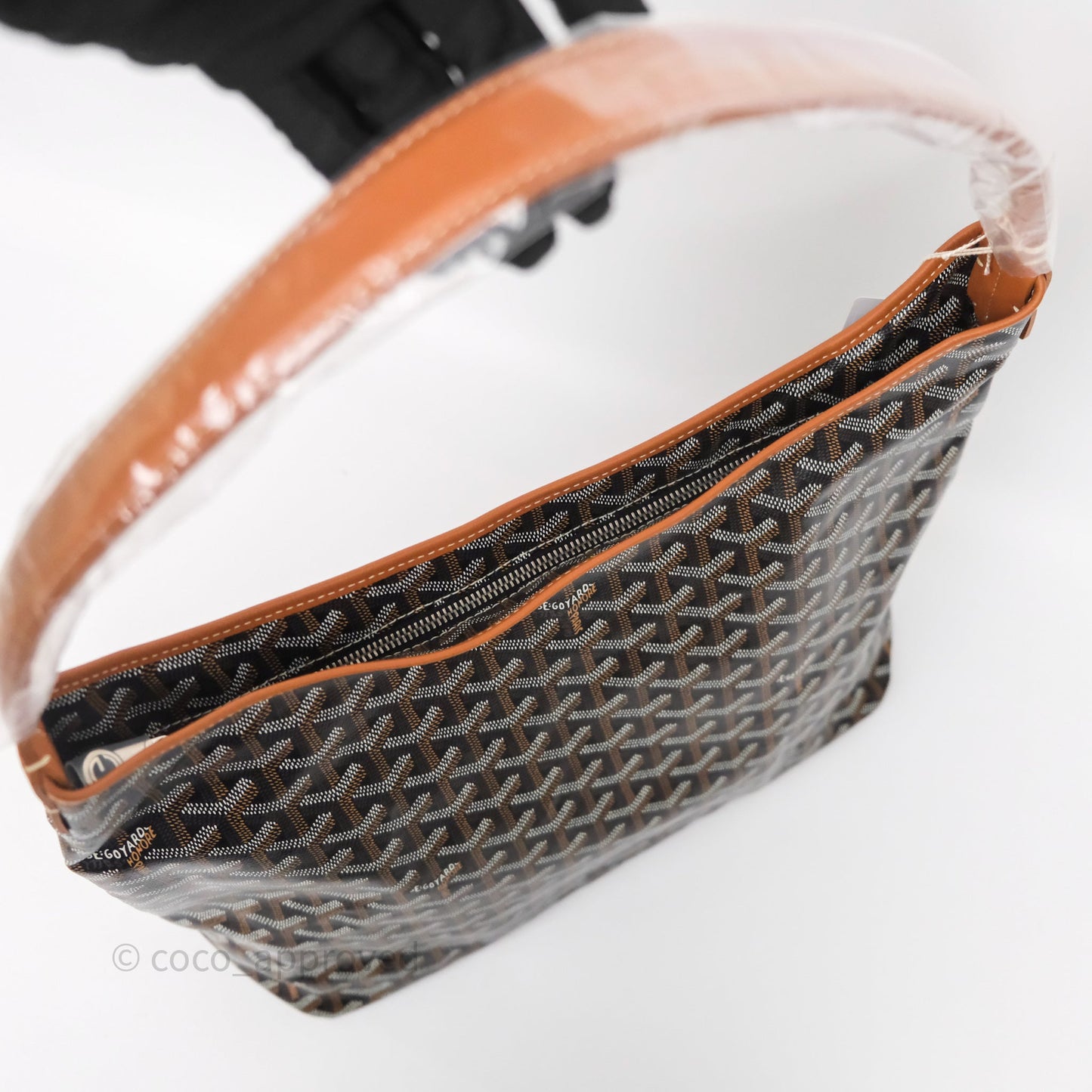 Goyard Bohème Hobo Bag Black & Tan