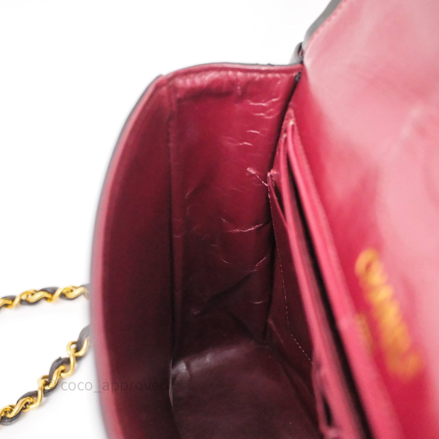 Chanel Quilted Vintage Flap Bag Lambskin Black 24K Gold Hardware