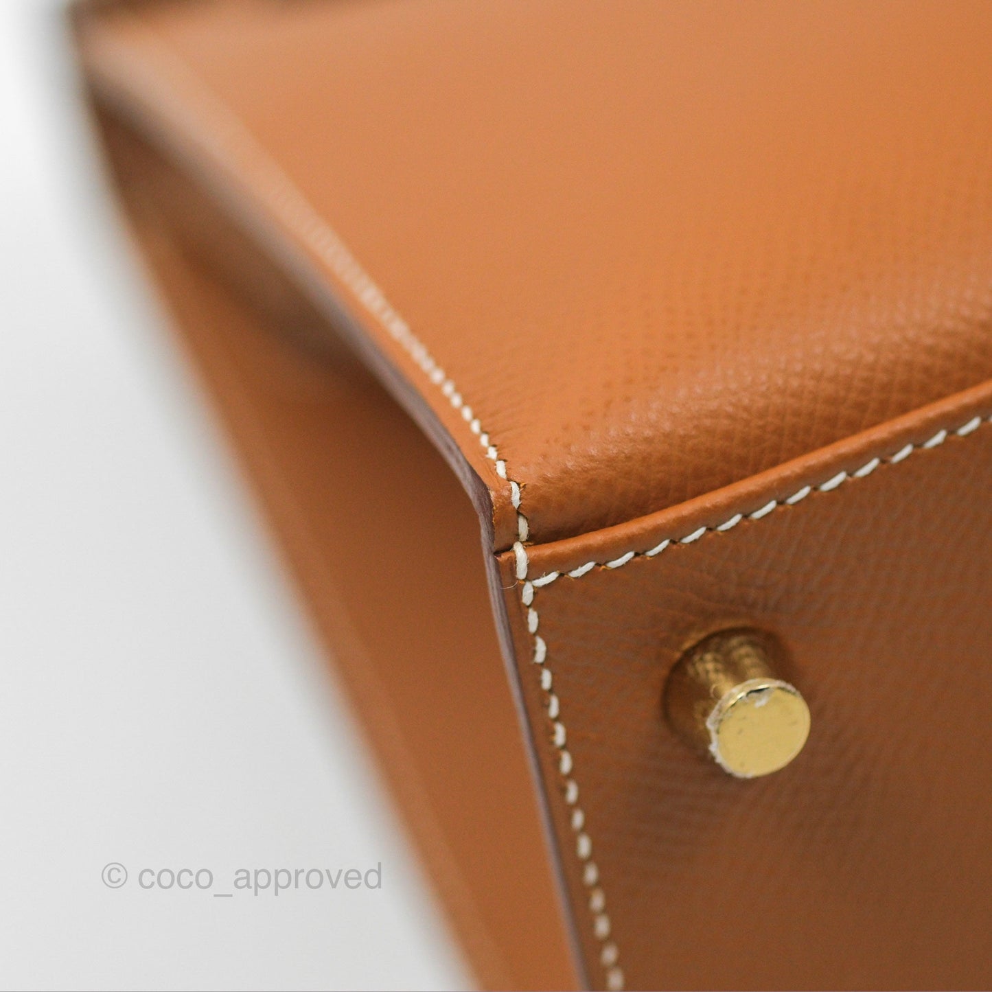 Hermès Kelly 25 Sellier Gold Epsom Gold Hardware
