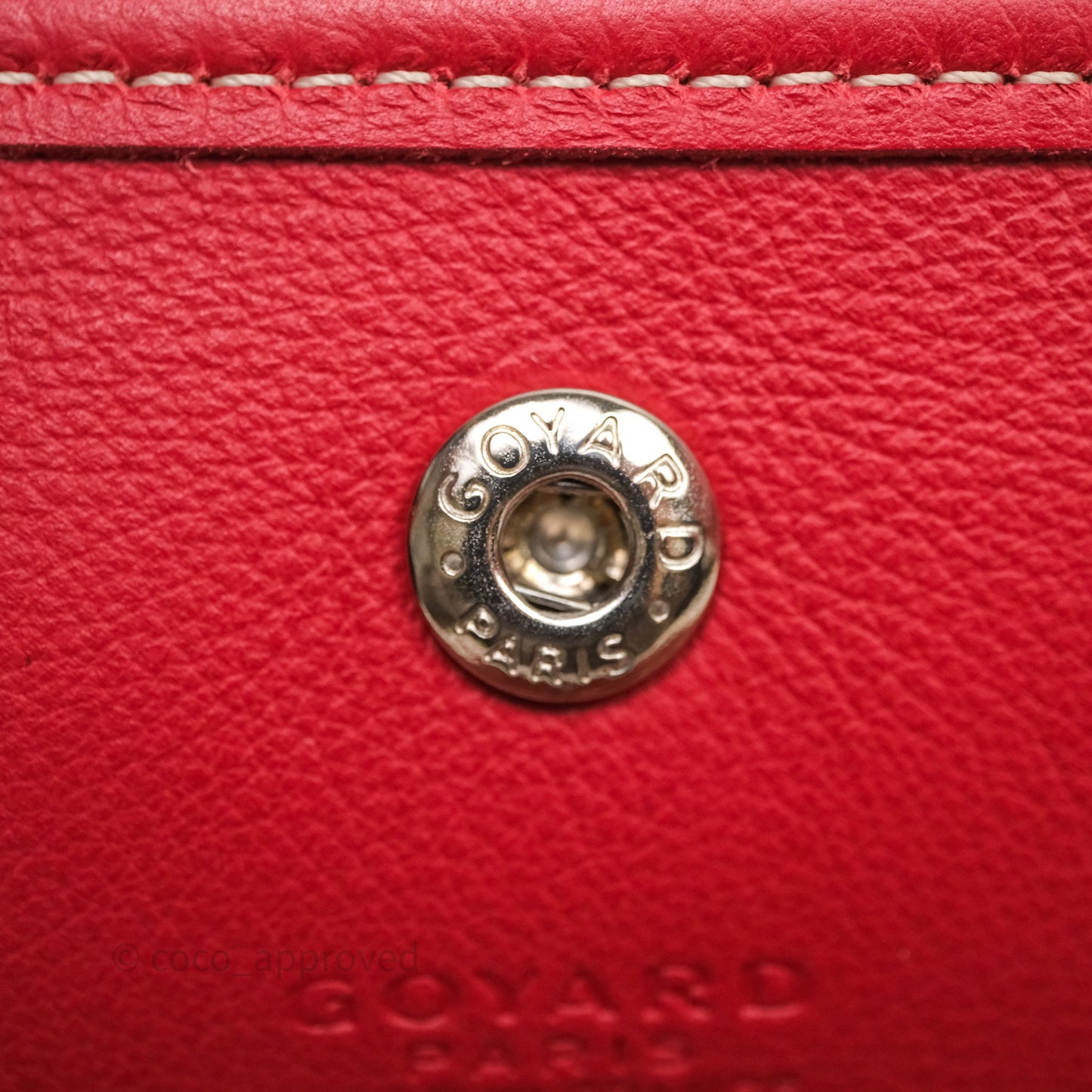 Goyard St Louis Tote GM Red