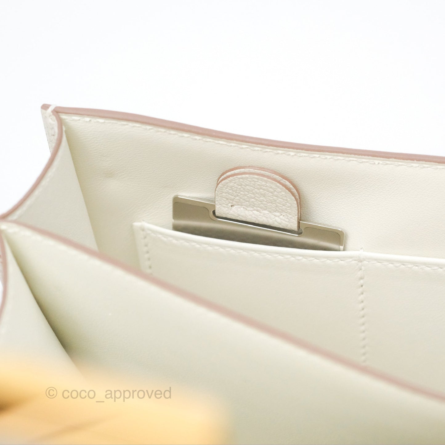 Hermès Constance Mini 18cm Mushroom Chevre Mysore Gold Hardware