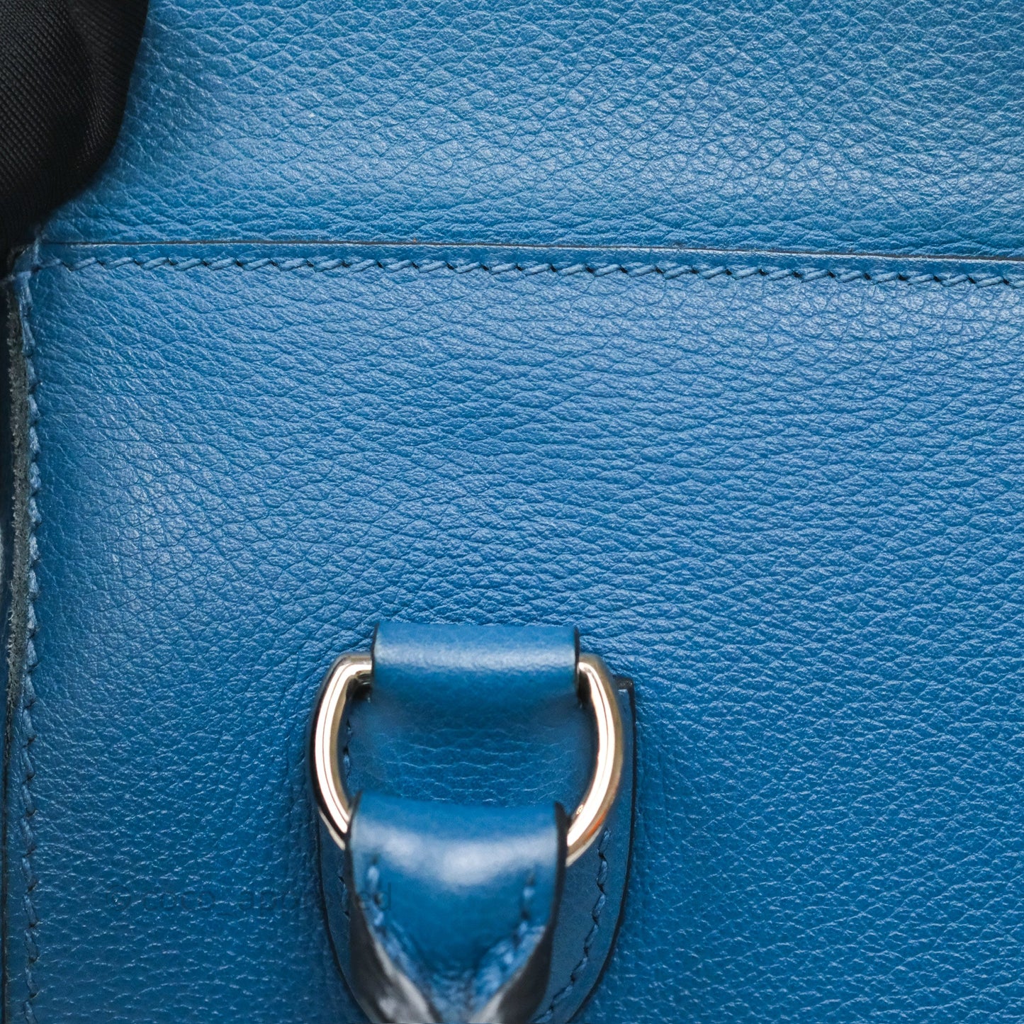 Hermès ToolBox 20 Bleu Cobalt 7C Evercolor Palladium Hardware