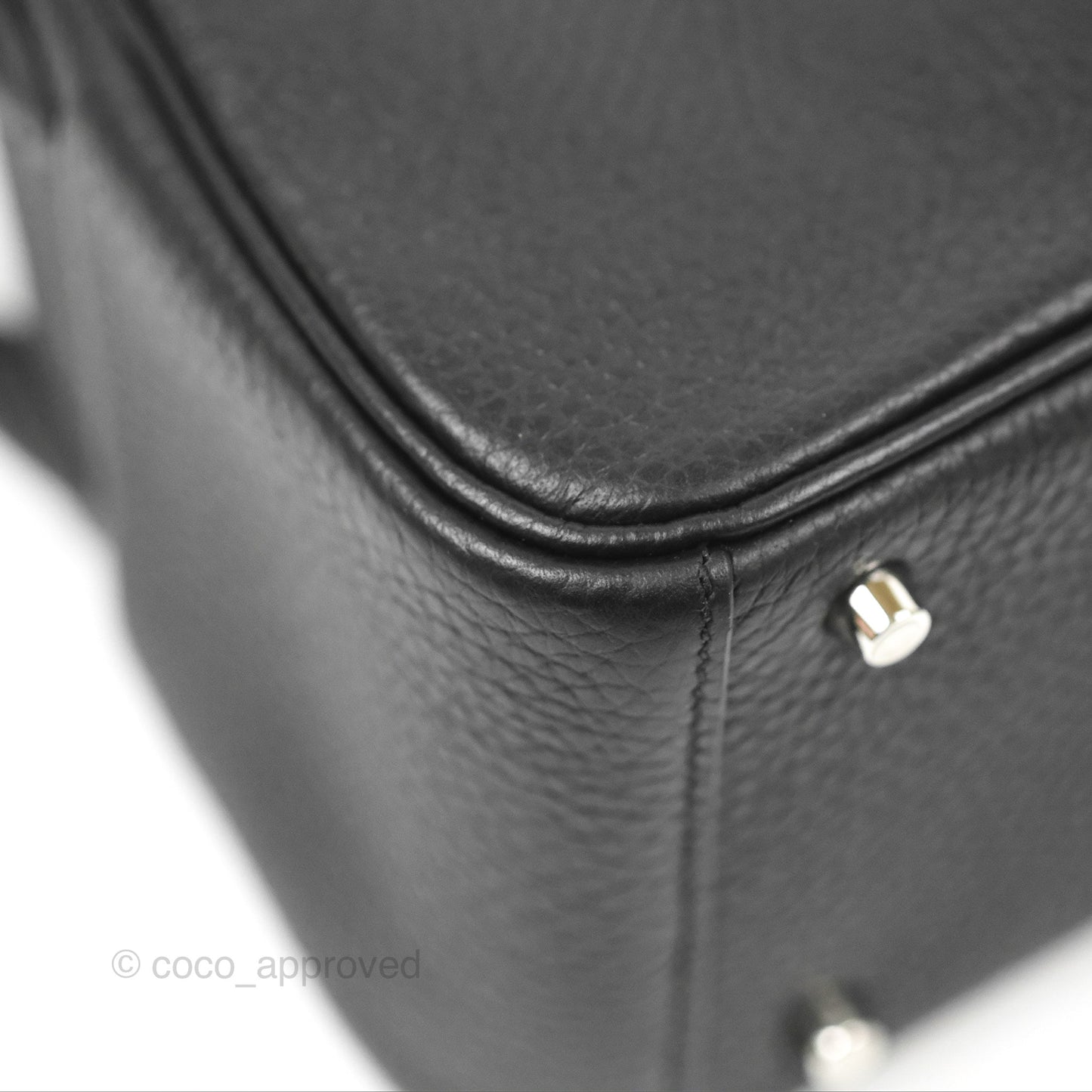 Hermès Mini Lindy 20 Black Noir Clemence Palladium Hardware