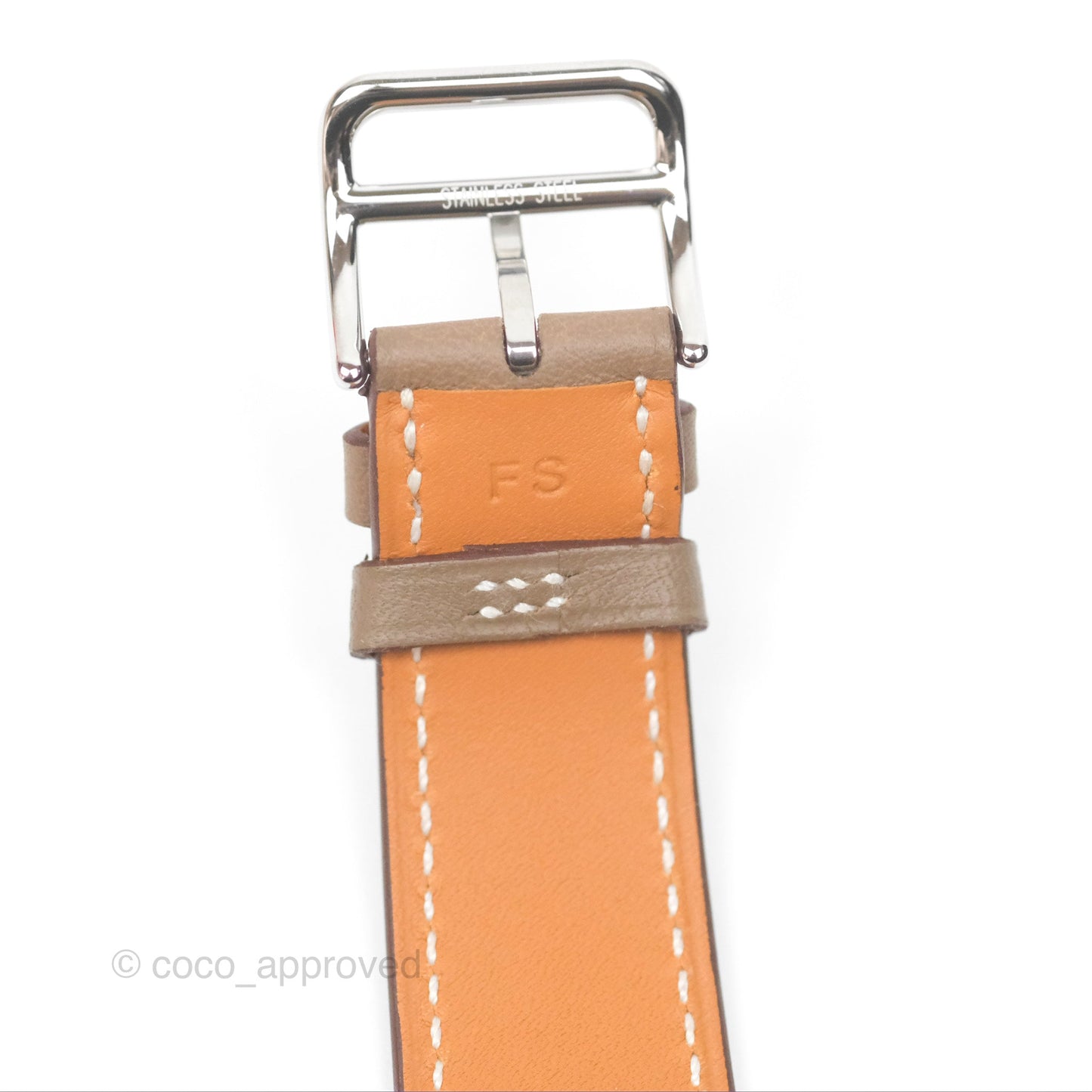 Hermès Montre Arceau Watch 40mm Etoupe Palladium Hardware