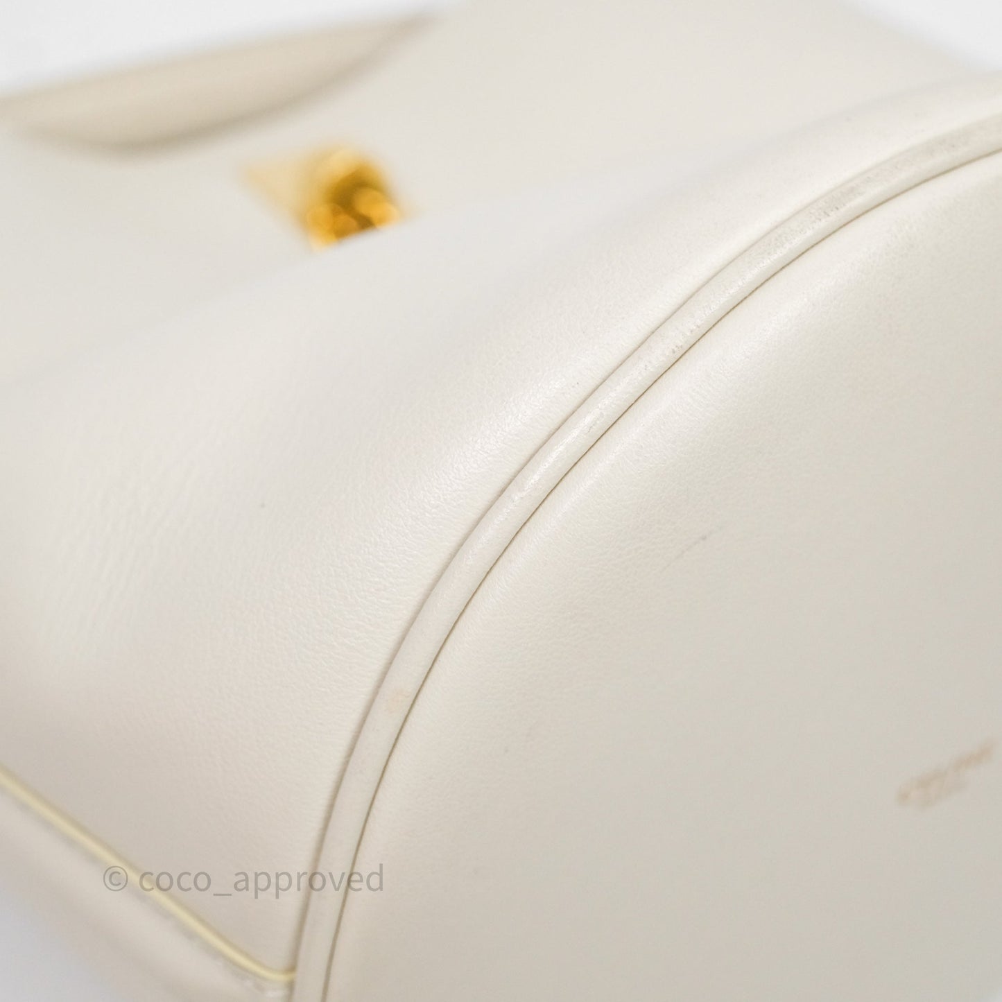 Celine Teen Bucket 16 Bag Ivory White Calfskin