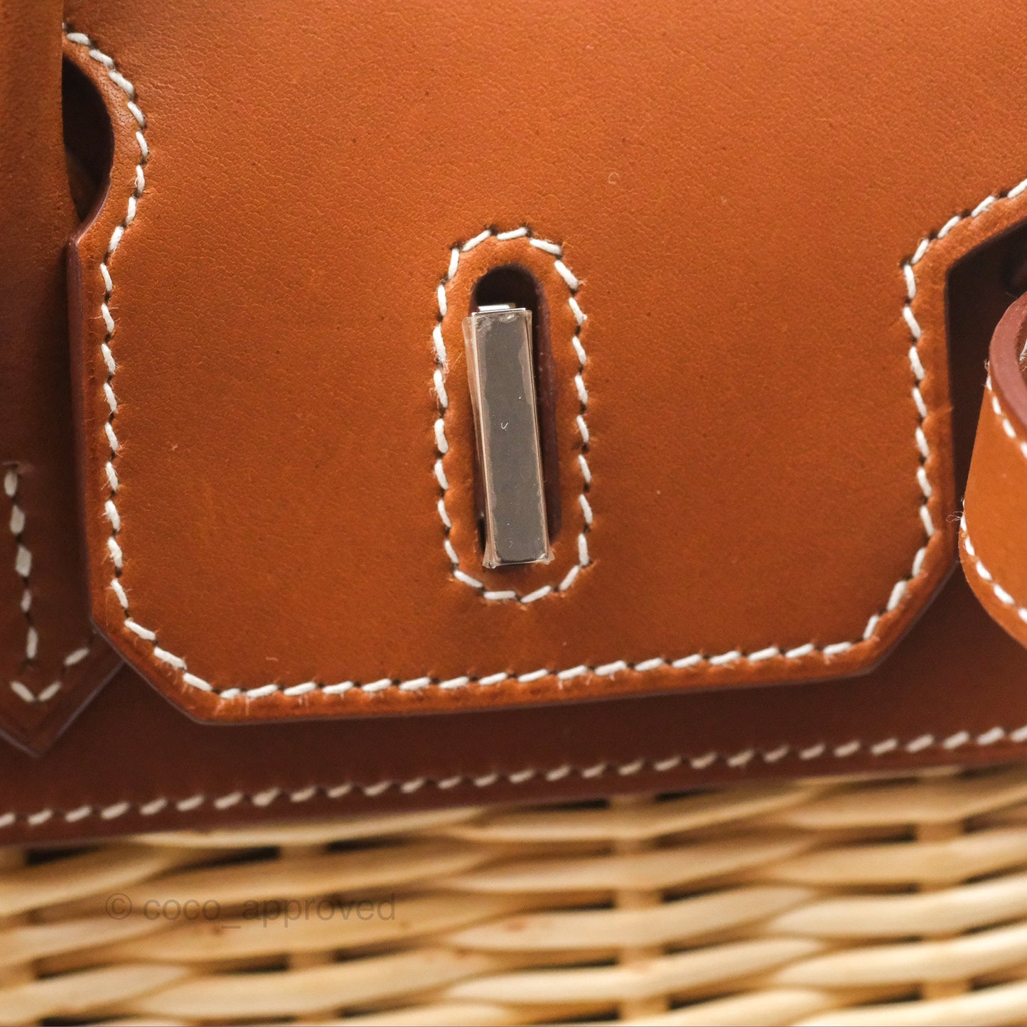 Hermès Birkin Picnic 25 Osier/ Barenia Naturel 27/ Fauve 34 Palladium Hardware