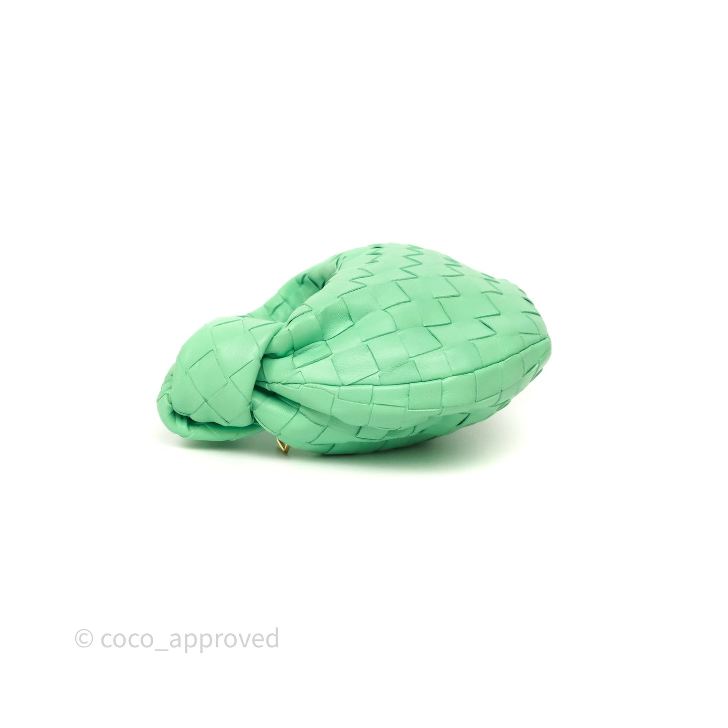 Bottega Veneta Mini Jodie Bag Green Intrecciato Lambskin