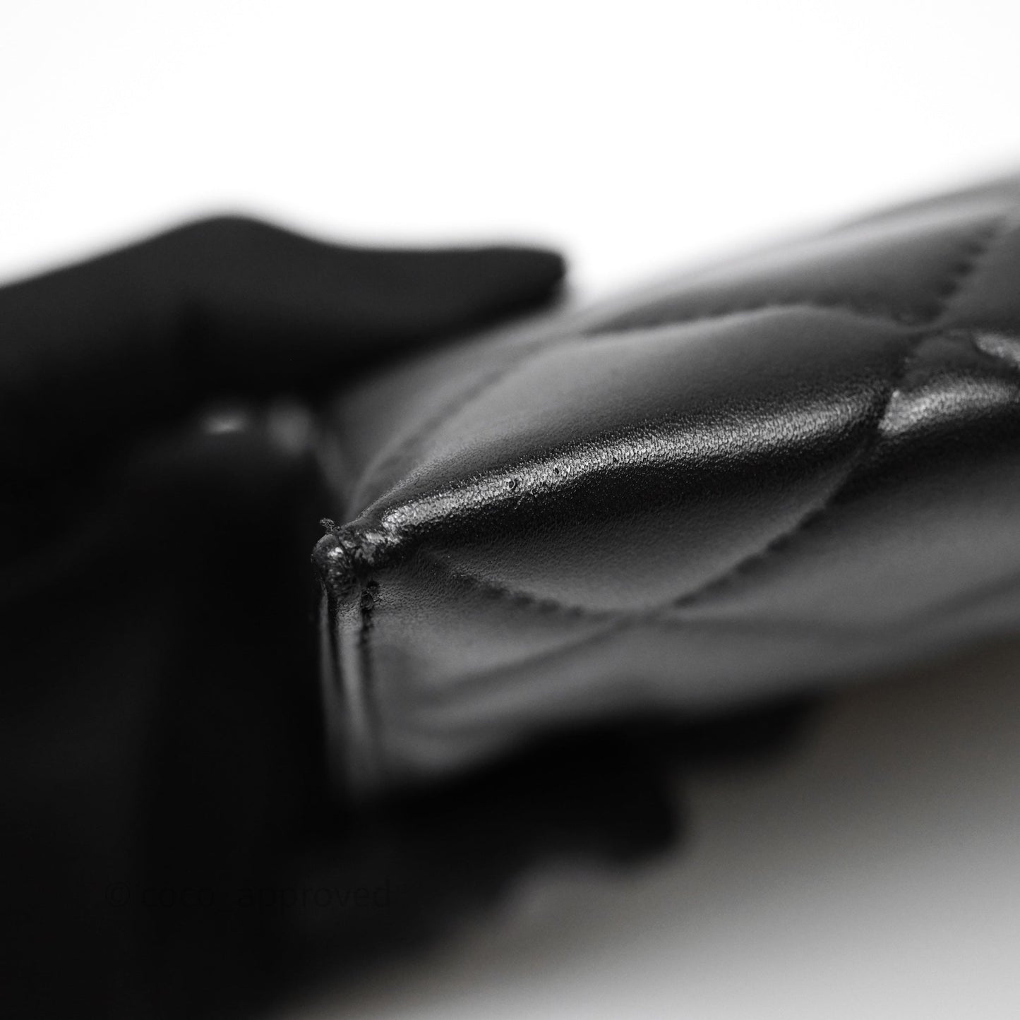 Chanel CC Chain-Link Square Sunglasses Black