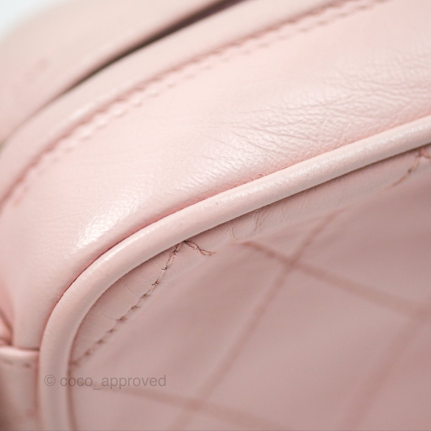 Chanel Vintage Camera Bag Pink Lambskin Gold Hardware
