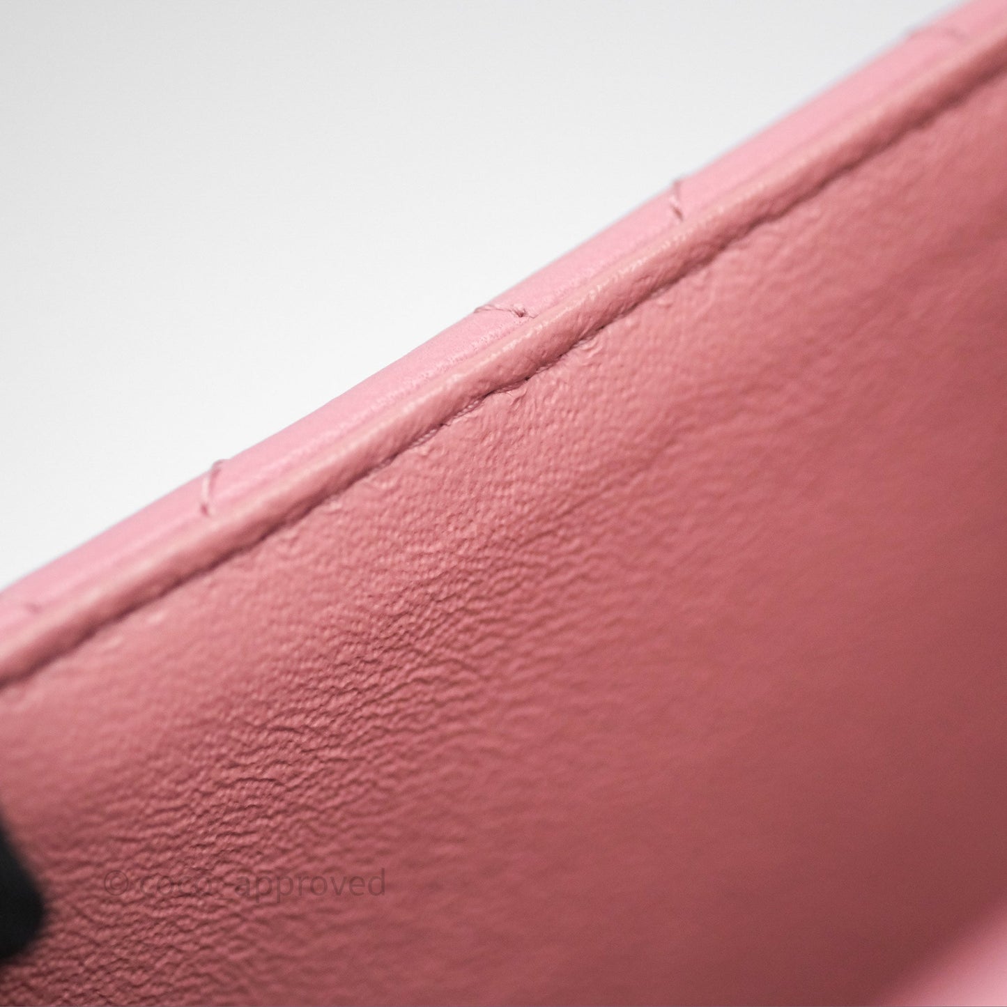 Chanel Mini Square Flap Quilted Pink Lambskin Gold Hardware