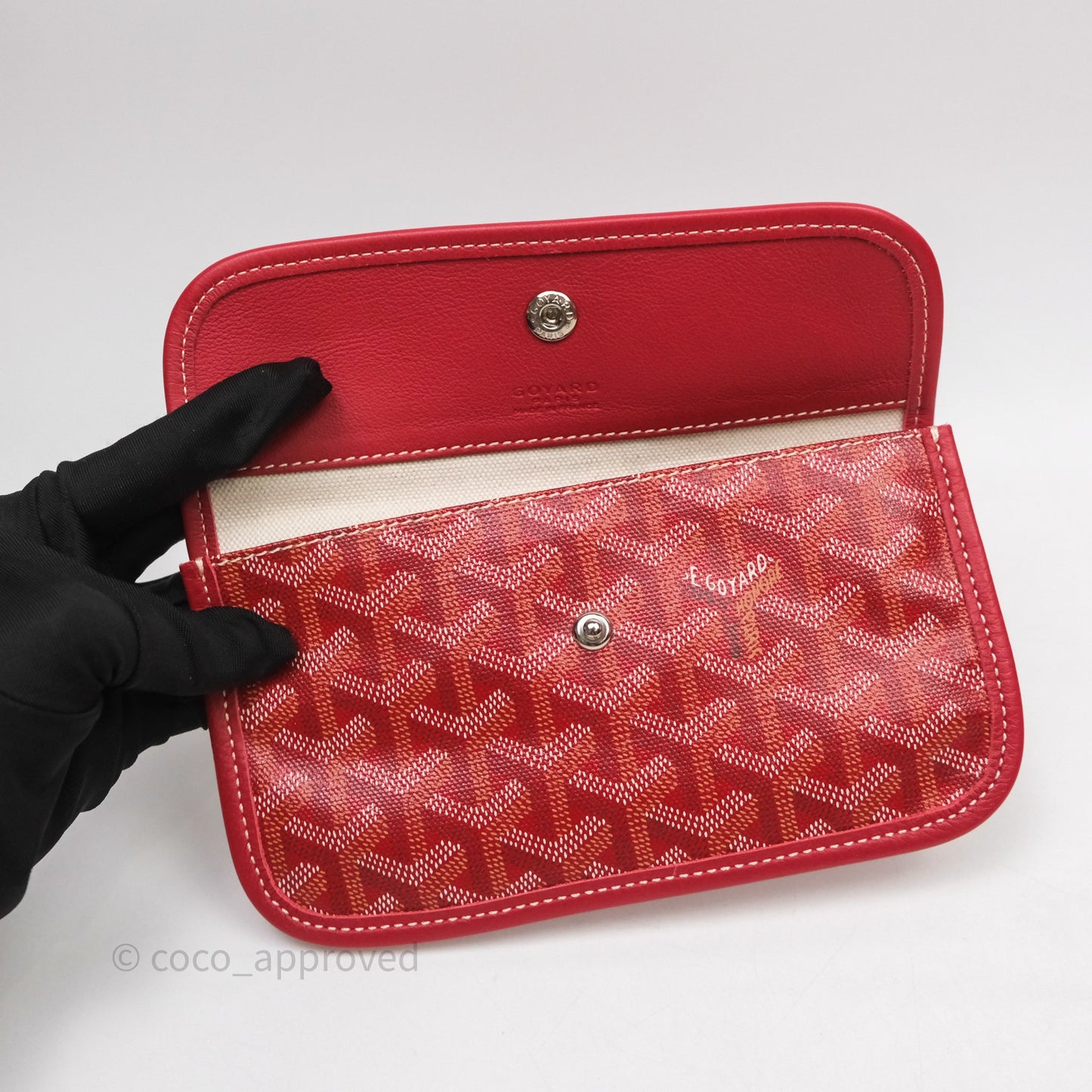 Goyard St Louis Tote GM Red