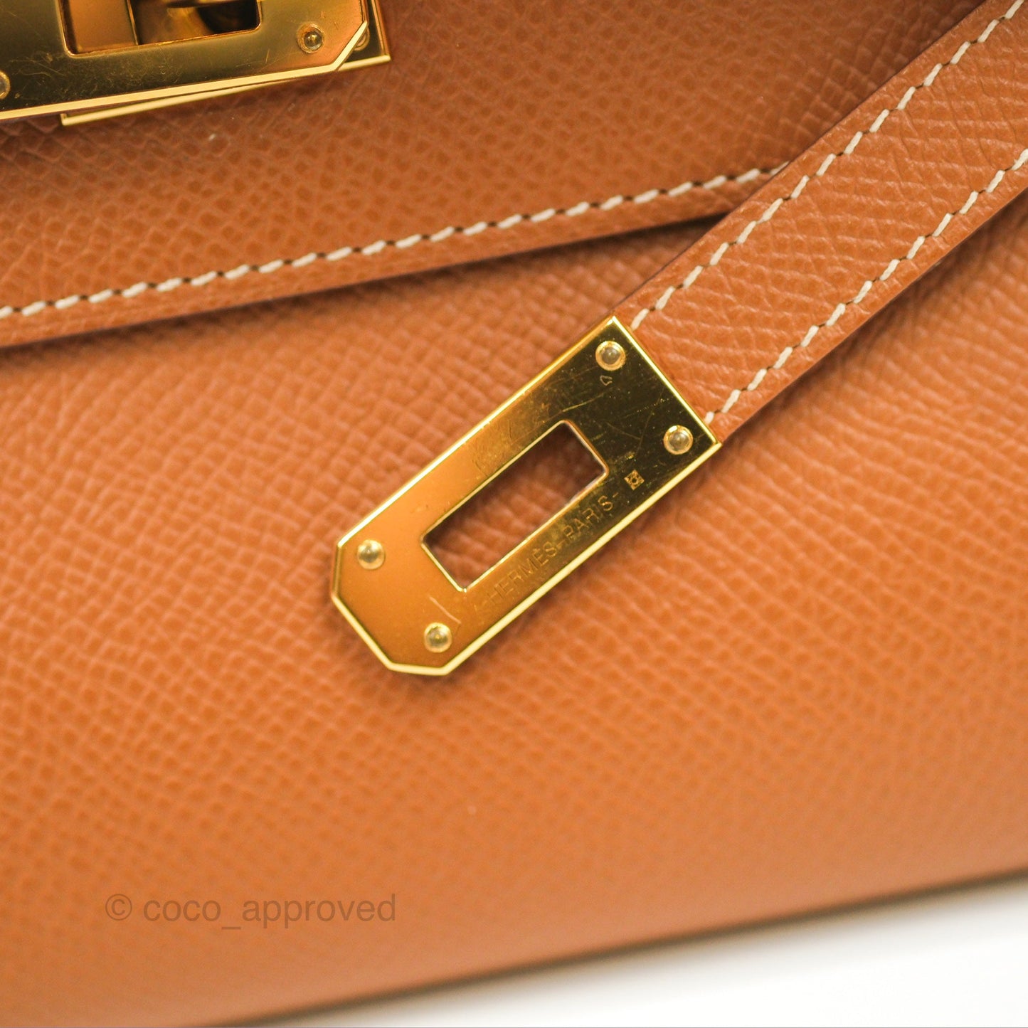Hermès Kelly To Go Wallet Gold Epsom Gold Hardware