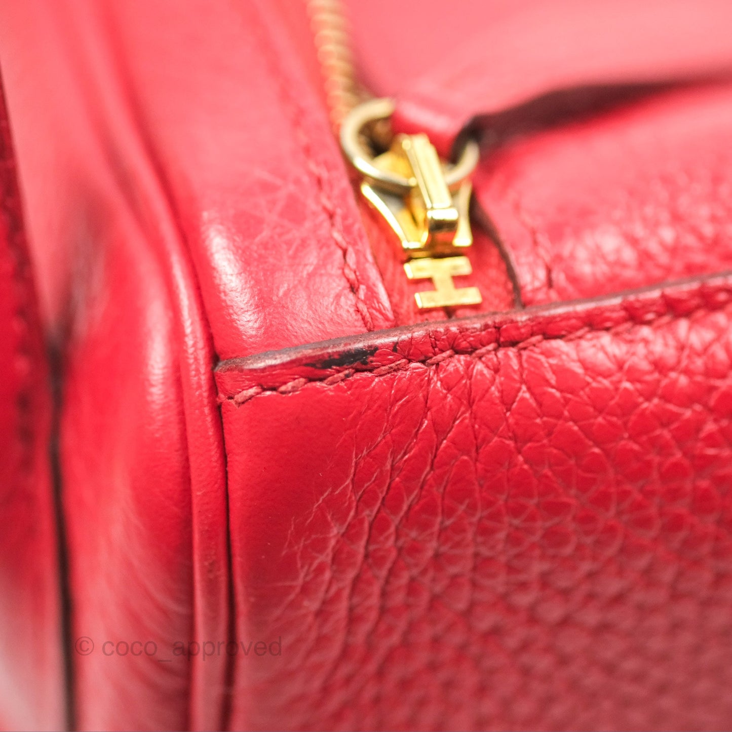 Hermès Lindy 26 Rouge Tomate Clemence Gold Hardware