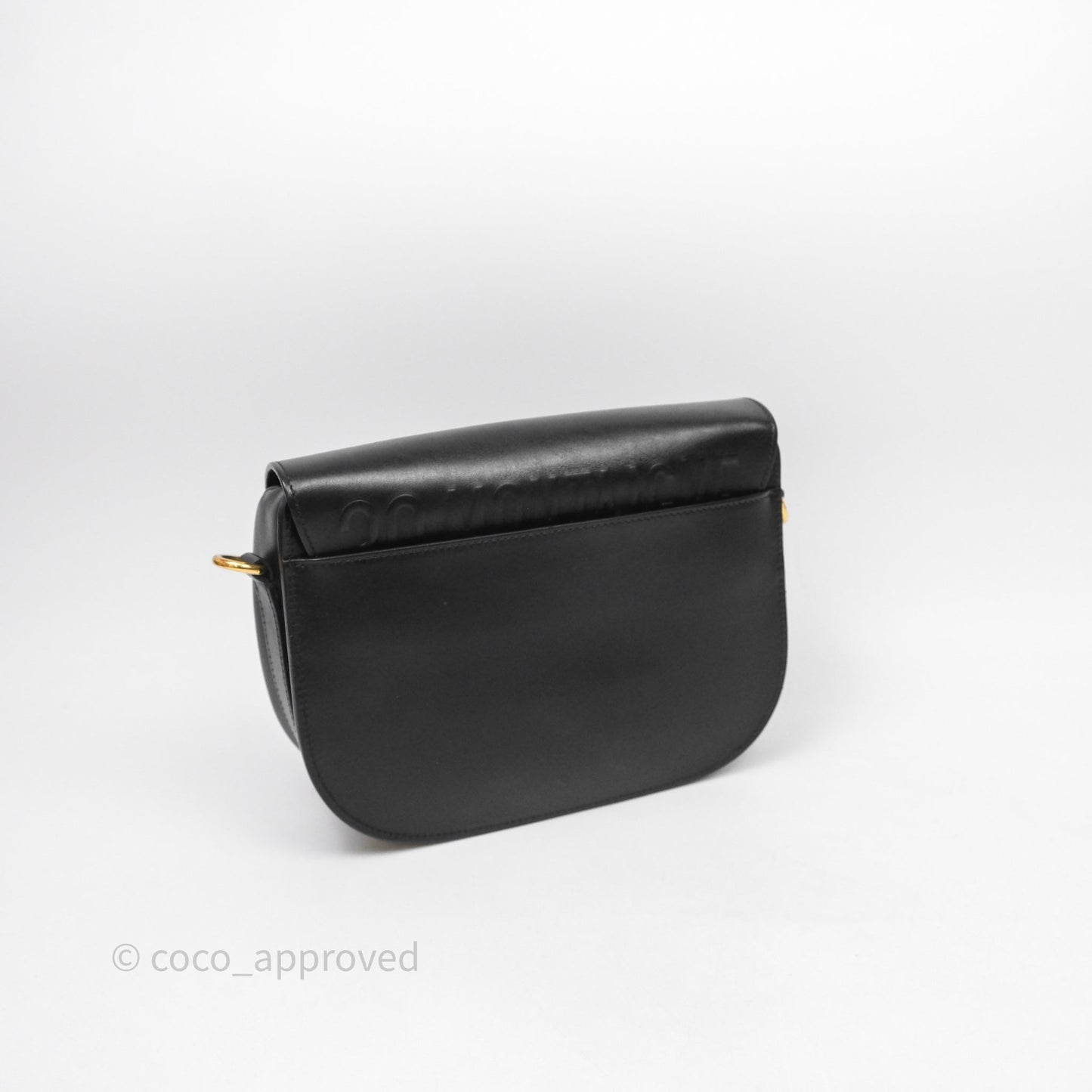 Christian Dior Medium Bobby Flap Black Box Calfskin