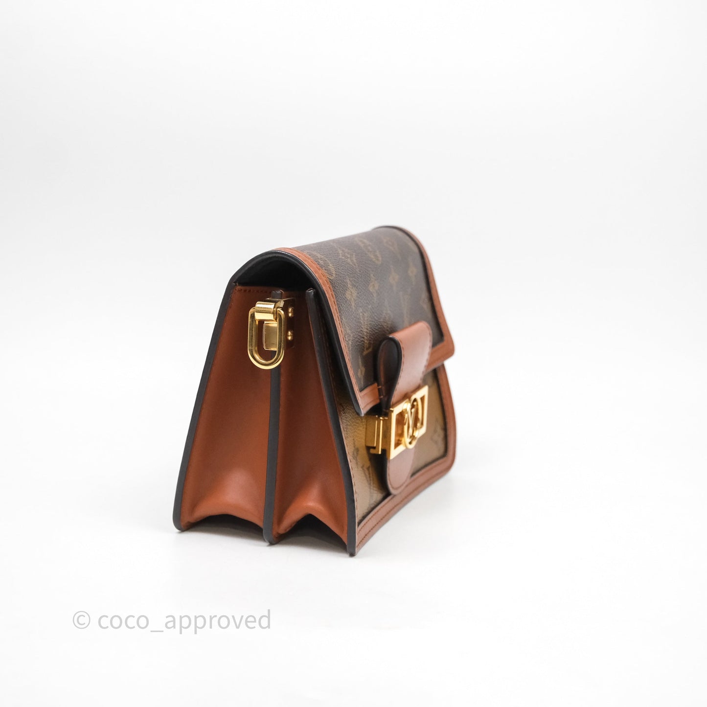 Louis Vuitton Mini Dauphine Monogram Tan Calfskin