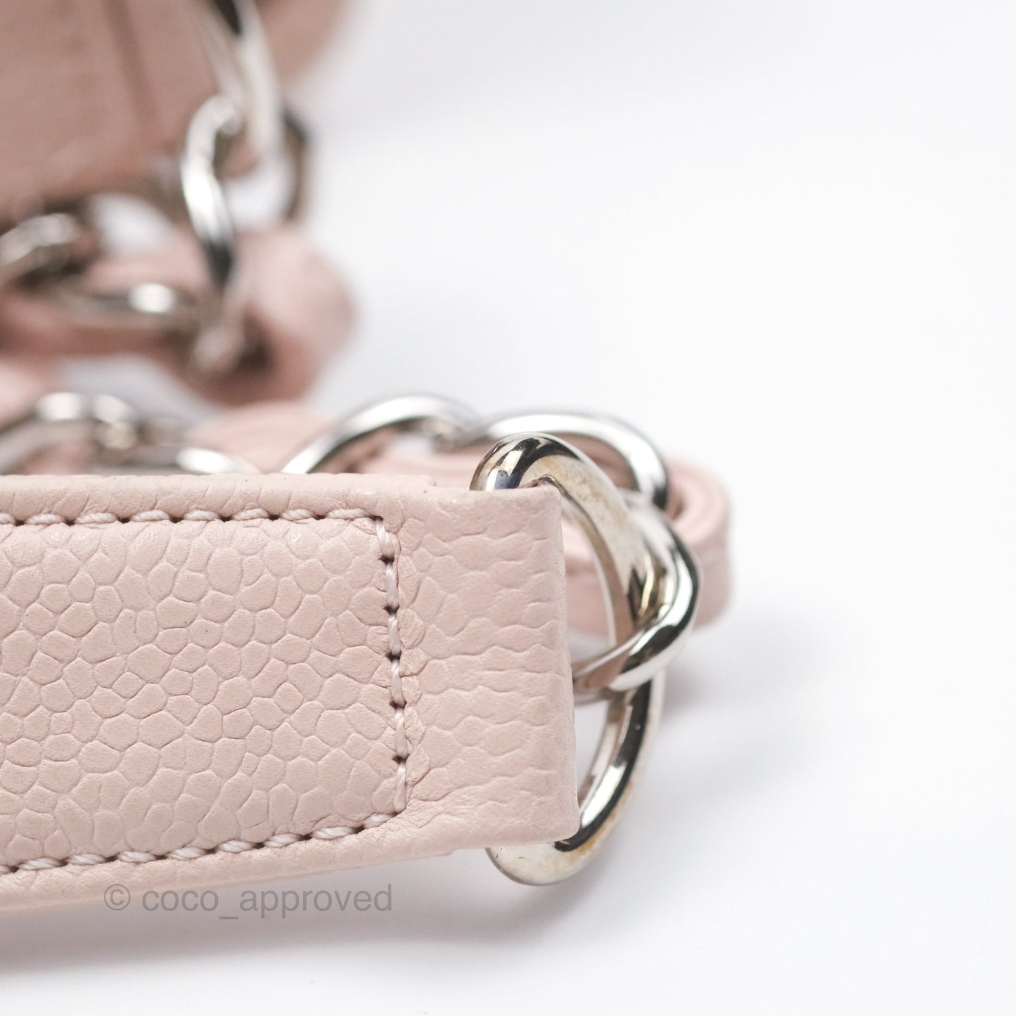 Chanel GST Pink Caviar Silver Hardware