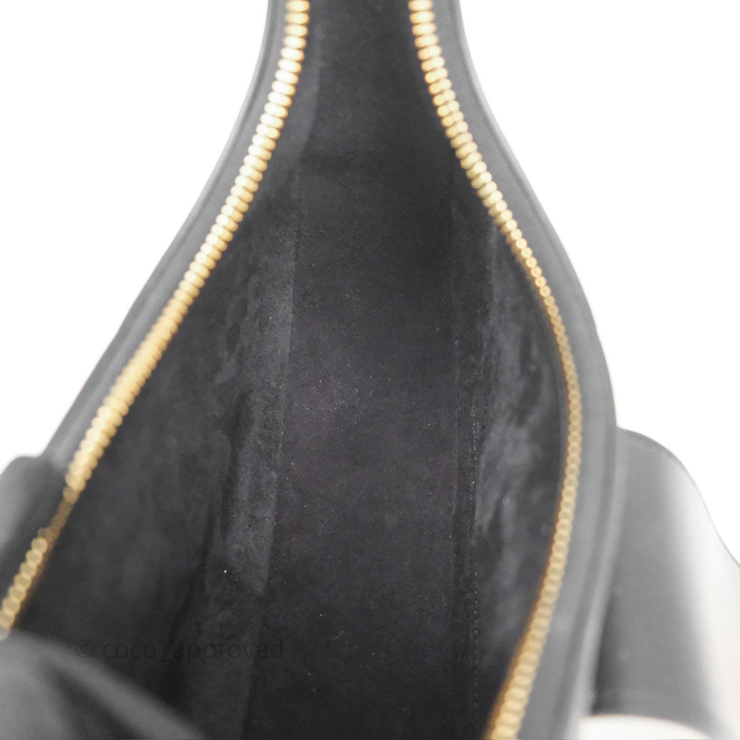 Celine Medium Ava Triomphe Bag Black Smooth Calfskin